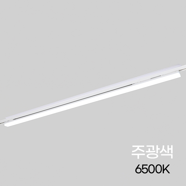 TS라인 LED 레일등 1200MM 고효율 프리미엄 플리커프리 조광형 천장 직부 매입겸용 레일조명 화이트바디 주광색 6500K 사무실 매장 카페 인테리어 조명 KC인증 KS인증 에너지소비효율 1등급 삼성LED칩 적용 고연색성 RA90이상 눈부심방지 확산커버 포함